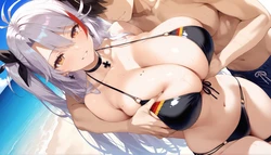 (Clothes AI) Prinz Eugen プリンツ・オイゲン (azur lane) [AI Generated] 作品封面