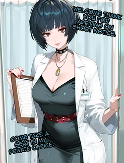 [SnowBunnyWaifus] Tae Takemi tries out her new experimental medication. (Commission) (Patreon) [AI Generated] 作品封面