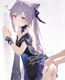 刻晴小姐，你现在也就后庭比较有强度了(刻晴)[原神](AI Generated) 作品封面