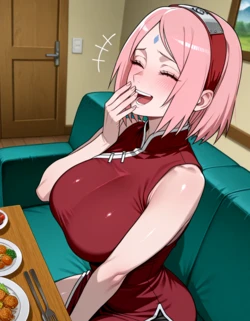 [ド夏] [NARUTO] Sakura visits the Hokage's office every night (Patreon) [AI Generated] 作品封面