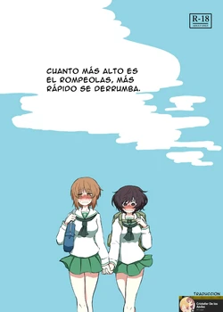 (Panzer Vor! 15) [Ooarai Nourakudou (Noumen)] Bouhatei wa Takaku Moroi | The Higher the Breakwater, the Quicker It Is to Crumble (Girls und Panzer) [ESPAÑOL] [CristoferDeLosAndes] 作品封面