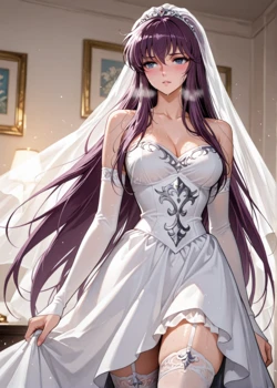 [KALA AI NSFW (VAMA)] - Saori Kido Athena (Saint Seiya) (Patreon) (AI Generated) 作品封面