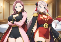 【R-18】+Mrs.+Zhong+and+Lanzhu+-+Love+Live!+Nijigasaki+High+School+Idol+Club (Sen-hwa) [Ai generated] 作品封面