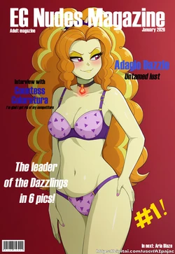 [AIpajac] Equestria Girls Nudes Magazine #01 - Adagio Dazzle [AI Generated]