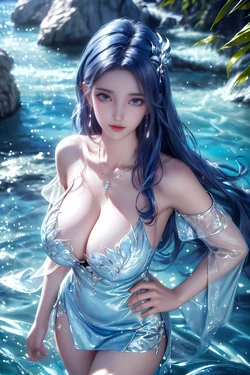 [AI generated] Lovely lady 2 作品封面