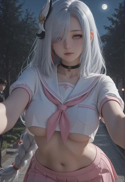 {TCLRealAI}原神Genshin Impact-申鹤的堕落-5/The Fall of Shenhe [AI Generated]