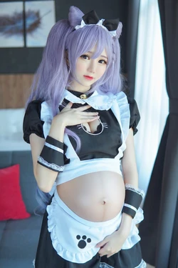 [Sally dorasnow] Genshin impact-Ke Qing-Cosplayer pregnant[AI Generated] 作品封面