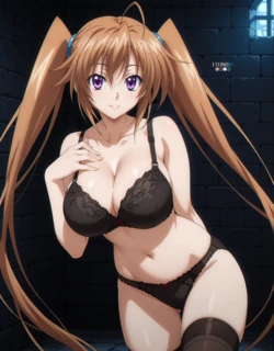 [EternoAI] Irina Shidou 🔞 | High School DxD + [EXTRAS] | Irina Black Lingerie (2025-08-01) [AI Generated] 作品封面