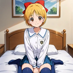 [bokuyoken] Hime-chan no Ribbon - Nonohara Himeko [AI Generated] 作品封面
