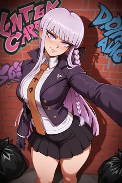 [WaifuInvoker] [AI GENERATED] Kyoko Kirigiri 作品封面