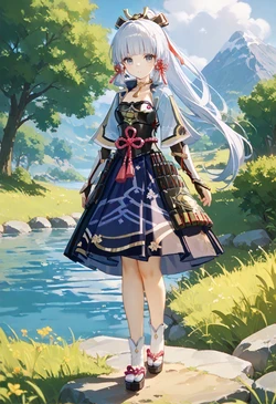 かわいそなのです 神〇綾華 前編 (pictSPACE) [AI Generated]