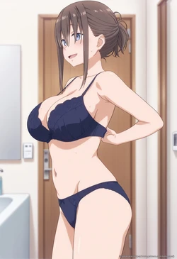 tachibana ai - [Tawawa on Monday] Taking bath with Maegami-chan 157 illustrations | [月曜日のたわわ] 前髪ちゃんとお風呂 157枚 [AI Generated]