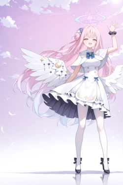 [yumei] 圣园未花的陷落 [AI Generated] 作品封面