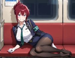 [AiFishBall] Aoi Sakurai 01 - Rail Wars (Patreon) [AI Generated] 作品封面