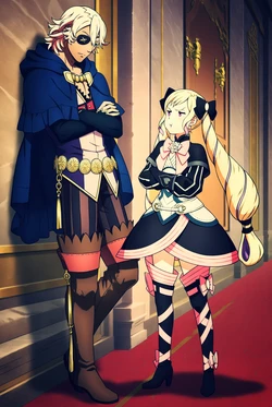 [Pixiv] FictionalWRLD (78265786) - Niles x Elise -Childish Princess [AI Generated] 作品封面