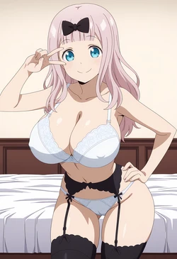 [Aindroidparanoid] Chika Fujiwara - Kaguya-sama wa Kokurasetai [AI Generated] 作品封面