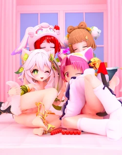 [LuLing]Yaoyao&Nahida Tentacles Sex(Uncensored) 作品封面