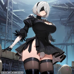 [Patreon] (BestWaifus) 2B [AI Generated] 作品封面