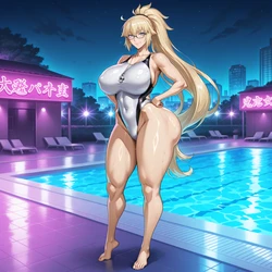 [PS-AI] Thicc Jeanne D'arc Pool [AI Generated] 作品封面
