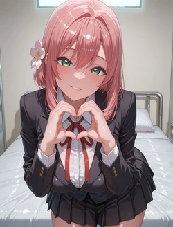 (Oki Senpai) 🍈🍈花园羽香里 Hanazono Hakari(Patreon) (AI Generated) 作品封面