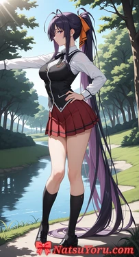 [NatsuYoru] Akeno Himejima (High School DxD) [AI Generated] 作品封面