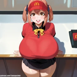 [Tamagochiiii] QUICKIE - Sasaki Chiho First Job (AI Generated) 作品封面