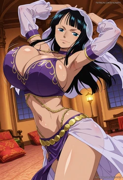 [Setsuna] Nico Robin / ニコ・ロビン (Extras) (Patreon) [AI Generated] 作品封面