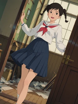 [Kei] [Tsuika 454-mai] Matsuzaki Umi 1 / Rape - Rinkan (From Up on Poppy Hill) [AI Generated] 作品封面