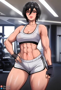 [Renz3n] Mikasa Ackerman (Attack on Titan) [AI Generated] 作品封面
