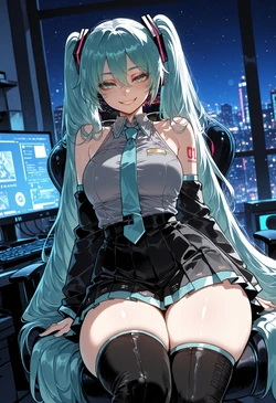 [Miyu] Hatsune Miku: After Her Stream [Ai Generated]