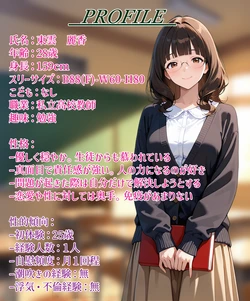 [サークルI.C.A]人妻NTR 生徒のためー妻が受け入れた淫らな教育ー [AI Generated] 作品封面