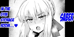 [Ankoman] Saber, Taiiku Souko de... | Saber, in the gym storage room❤ (Fate/stay night) [English] [Aishi21] 作品封面