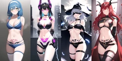 [Obser] 魔法少女恶堕记录 - 短篇1 [AI Generated] 作品封面
