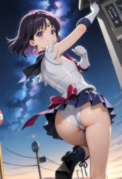 [ai_nano] 20260112_01 Tomoe Hotaru (Sailor Saturn) (Bishoujo Senshi Sailor Moon) [AI Generated] 作品封面