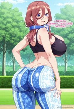 [Setsuna] Nakano Miku / 中野三玖 (Extras) (Patreon) [AI Generated] 作品封面