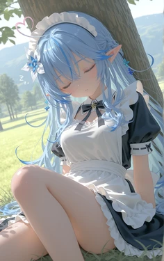 [天奈] Yukihana Lamy 雪花菈米 [AI Generated] 作品封面