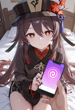 [Laoyeh] Hu Tao [AI Generated] 作品封面