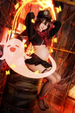 [Sally dorasnow] Genshin impact-Hu Tao-Cosplayer pregnant[AI Generated] 作品封面