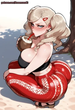 DreamcoreArt - Takamaki Ann (Persona) (Patreon) (AI Generated) 作品封面