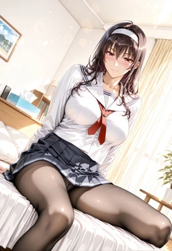 [Kanata] 霞ヶ丘詩羽 Utaha Kasumigaoka (Saekano: How to Raise a Boring Girlfriend) - Extra (Patreon) [AI Generated] 作品封面