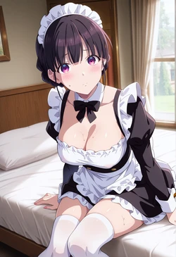 [Kurabu BosuI] 斎森美世 Miyo Saimori Maid [AI Generated] 作品封面