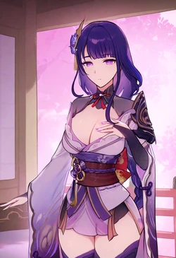 ArolAi Raiden Shogun [Genshin Impact] (BBC) [AI Generated] 作品封面