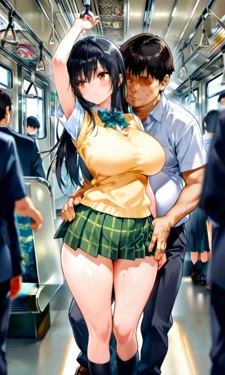NTR＆BBC ERION 古手川 痴漢 yui kotegawa molester original quality [AI Generated] 作品封面