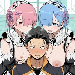 [Pixiv] ぬっくん/Nukkun (119173617) - Re:Zeroから始める異世界生活 [AI Generated] 作品封面