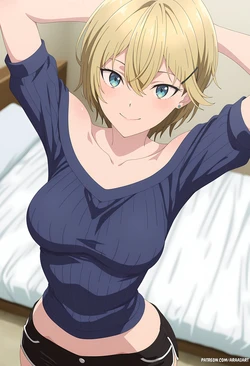 [araaiart] Erie Evergreen | Please Put Them On, Takamine-san [AI Generated] 作品封面