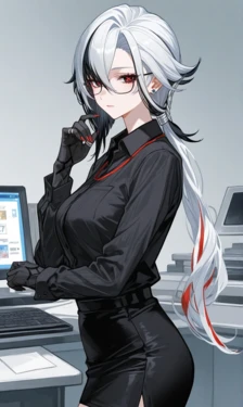 [Reiji] Arlecchino (Genshin Impact) – The Hot Boss [AI Generated] 作品封面