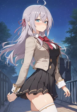 [Noi] 夜道で犯されるアーリャ [AI Generated]