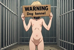 Welcome to the dog kennel [AI Generated] [Anime Version] (Bestiality)
