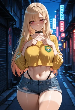 [Miyu] Marin Kitagawa: February 2026 Extra Requests (Alleyway) [AI Generated] 作品封面