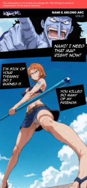 Nami & Arlong Arc VOL.01 (censored) [AI] 作品封面